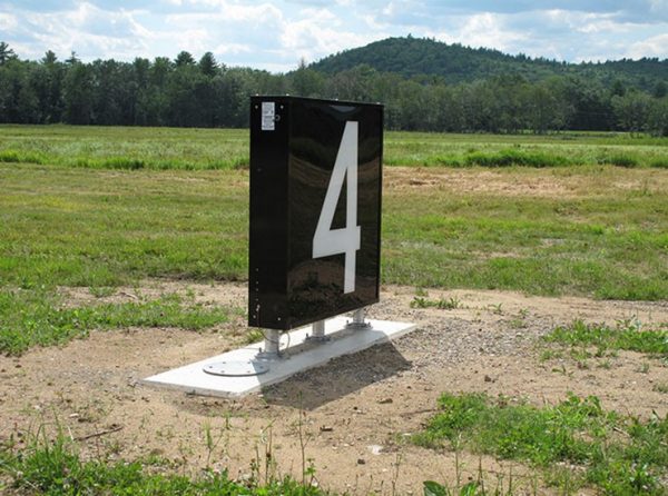 Airport runway marker