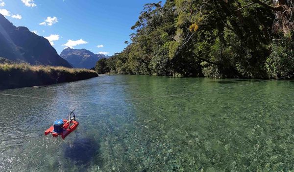 Acoustic flow profiling on the Eglinton River