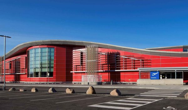 Exterior shot of Nunavut’s Iqaluit Airport