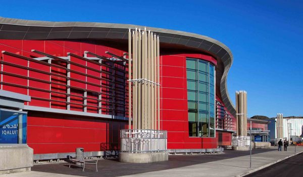 Exterior shot of Nunavut’s Iqaluit Airport