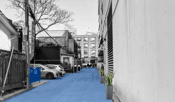 Toronto laneway transformation - changes