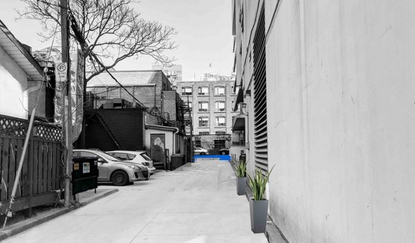 Toronto laneway transformation - changes