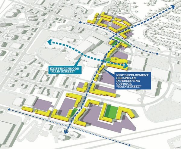 Dayton Mall Main Streets diagram