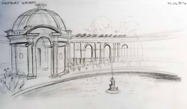 Westbury Gardens sketch