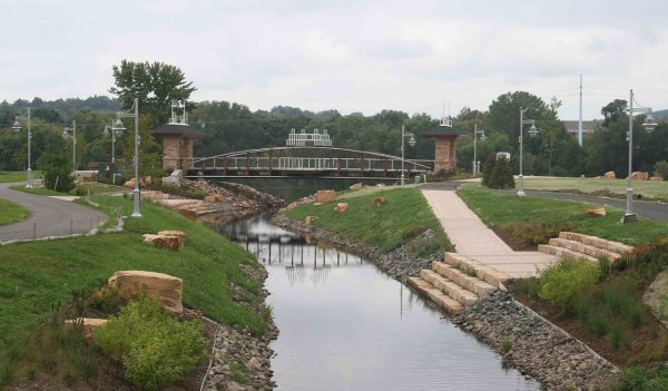 Remediated and redeveloped waterfront parcel in Wausau, Wisconsin.