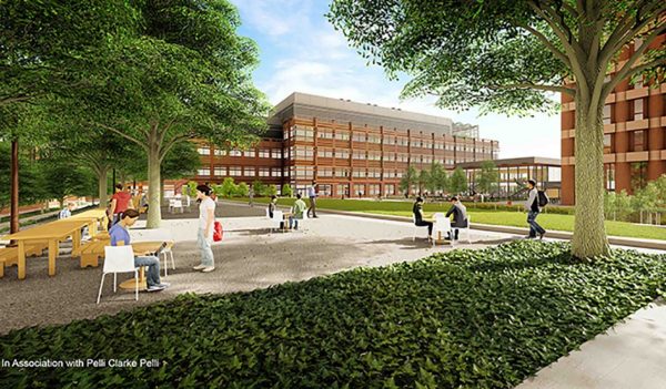 The Yale Science Building designed by Stantec in association with Pelli Clarke Pelli.