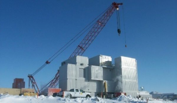 Cranes loading storage containers