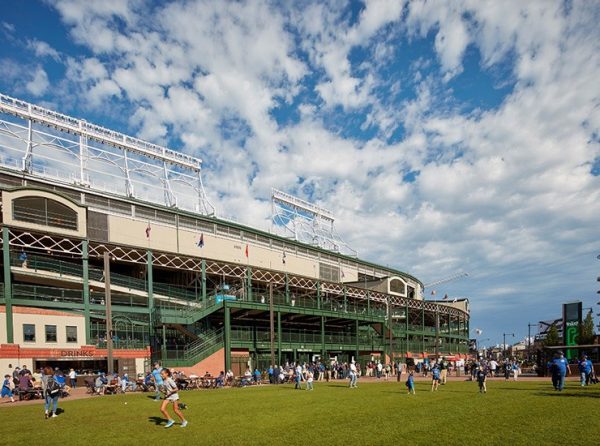 Field view of wrigley field