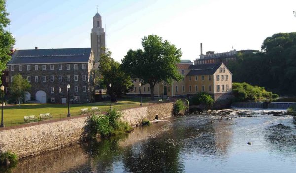 buildings next to water