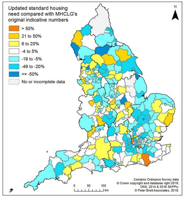 standard housing map