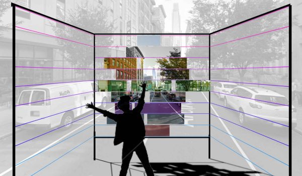 sketch of PARK(ing) Day installation