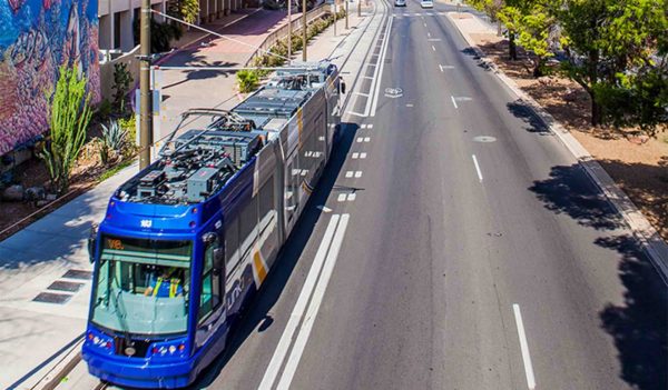 blue street car