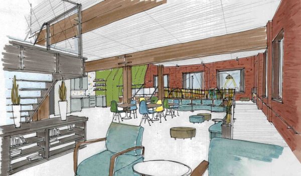 Cafe rendering