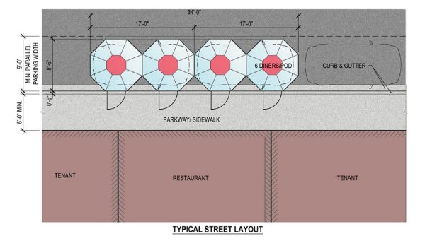 Nosh pod layout drawing