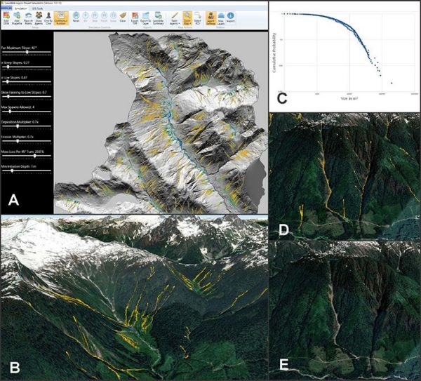 DebrisFlow aerial map