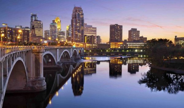 Minneapolis at night