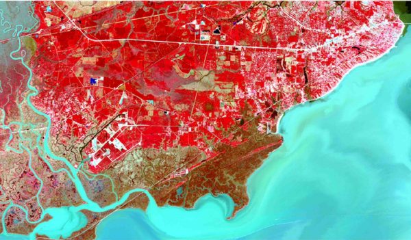 Remote sensing satellite image