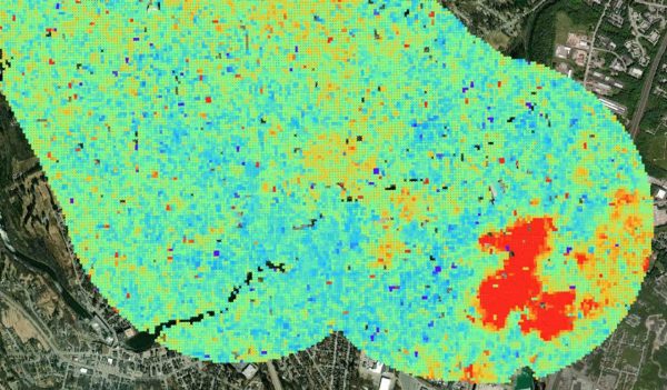 LiDAR map imaging.