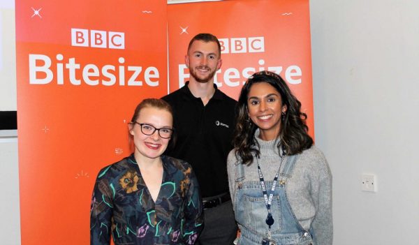 Jack Lonsdale in group image with BBC staff.