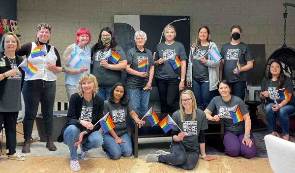 Group image of Stantec Pride ERG members.