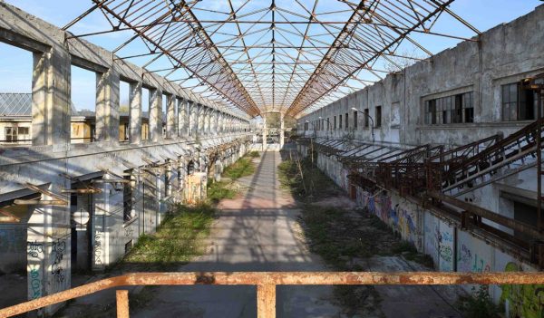 Top view of the main gallery of the Former Slaughterhouse