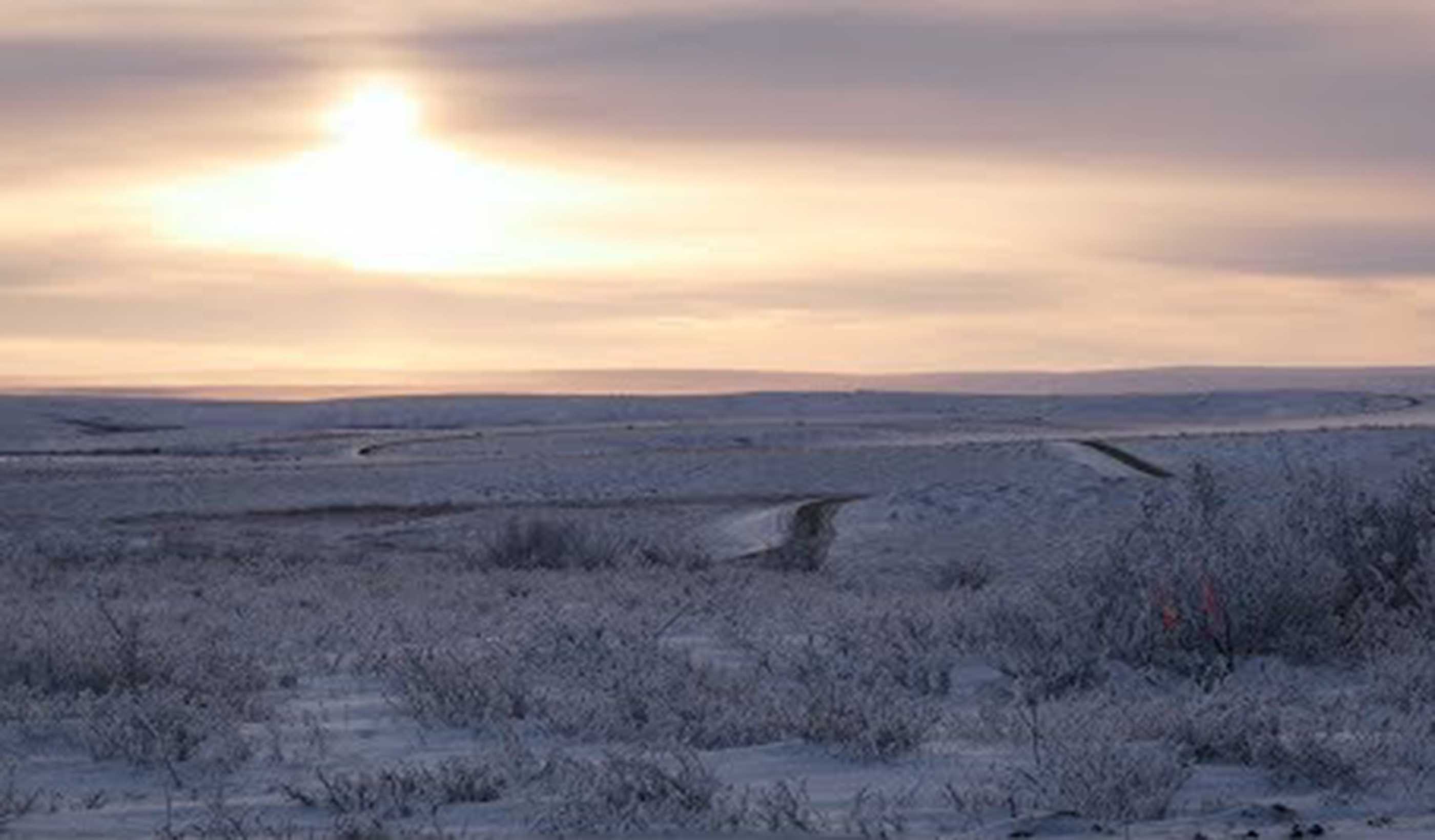 The road to Tuktoyaktuk