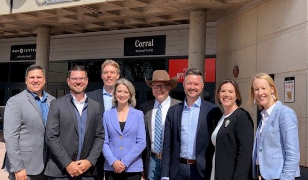 Mike Whitfield, PCL, Michael Lockwood, Populous, Keith Bowers, PCL, Arliss Szysky, Stantec, Jim Laurendeau, Calgary Stampede, Leo Lejeune, Stantec, Genevieve Giguere, S2, Kate Thompson, CMLC