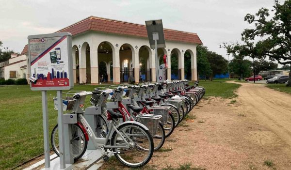 Bikes parked