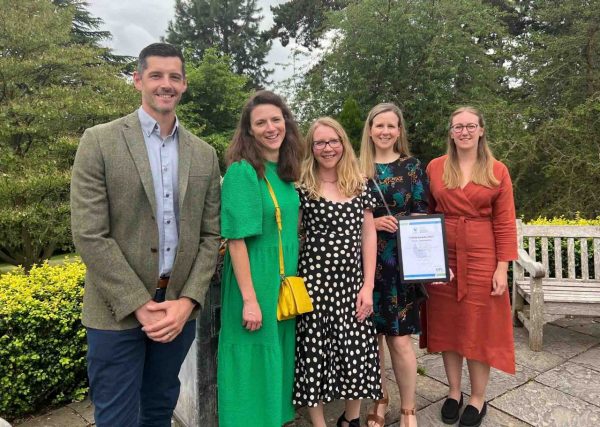 Ryan Oakley, Kerry Elliott, Naomi Shepherd, Helen Evriviades and Georgina Michael 