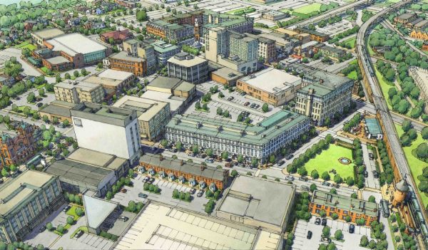 Rendering of downtown Hammond