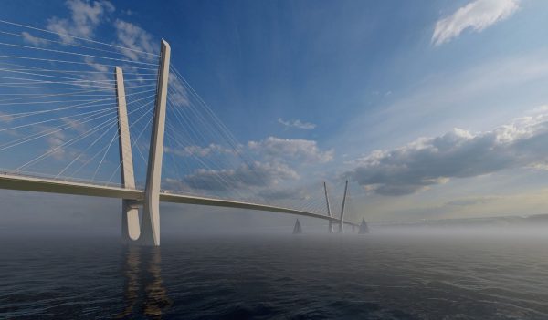 Rendering of the bridge