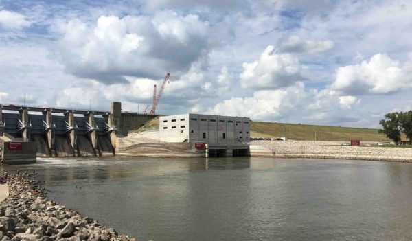 Red Rock Dam and powerhouse