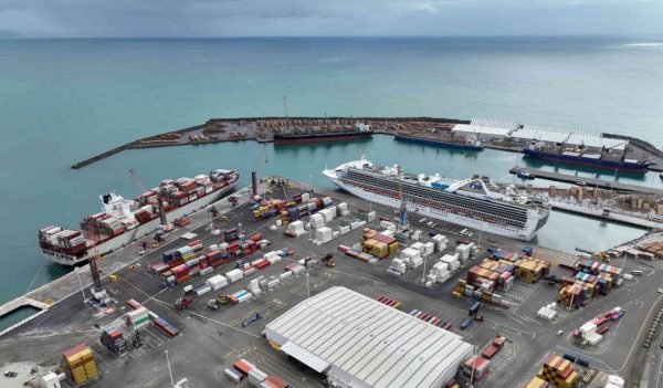 Aerial View of Napier Port