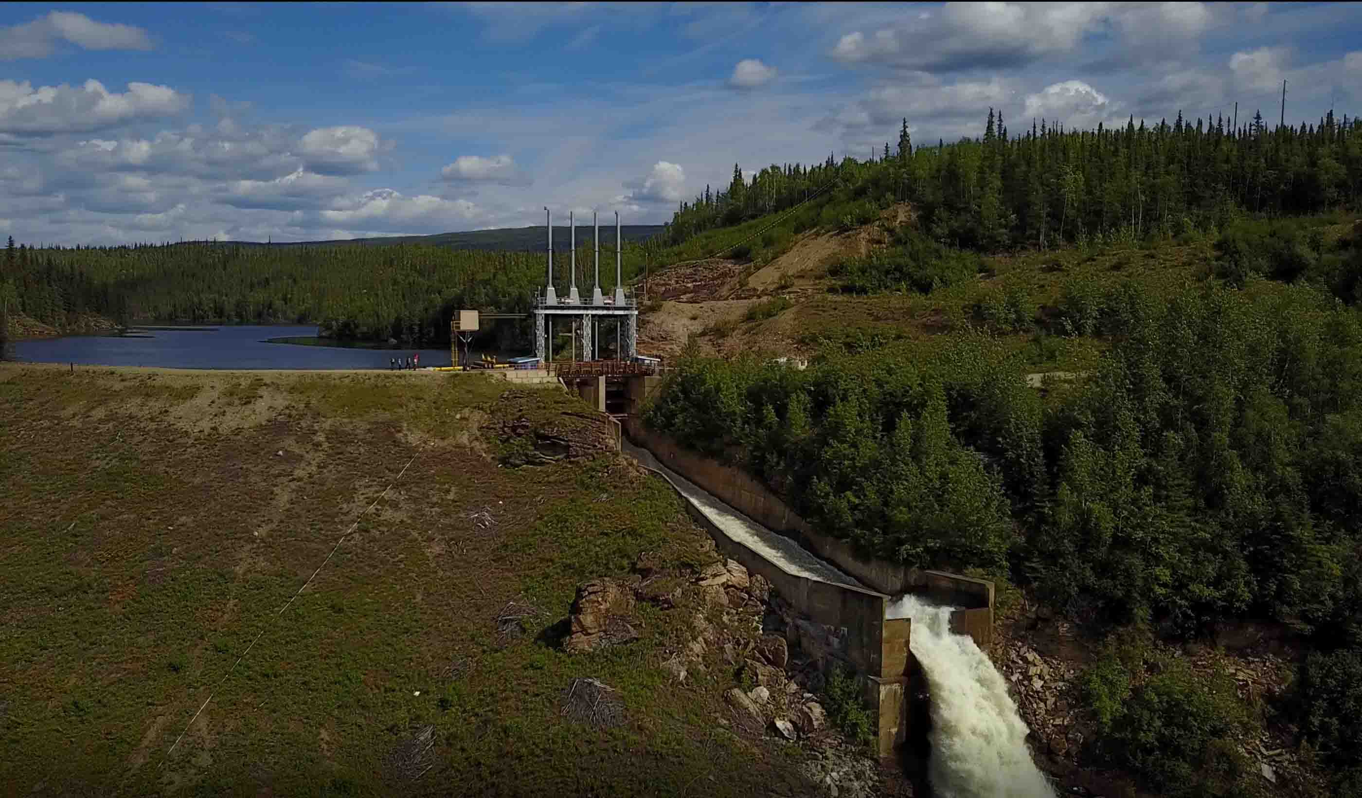 Wareham Dam interim spillway repairs