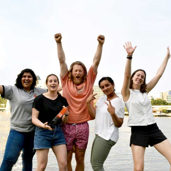 Group of people posing